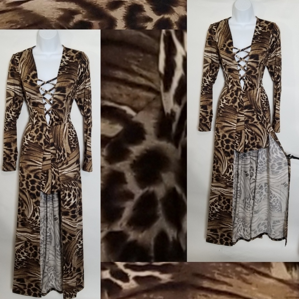 Maxi Dress Overlay Romper
